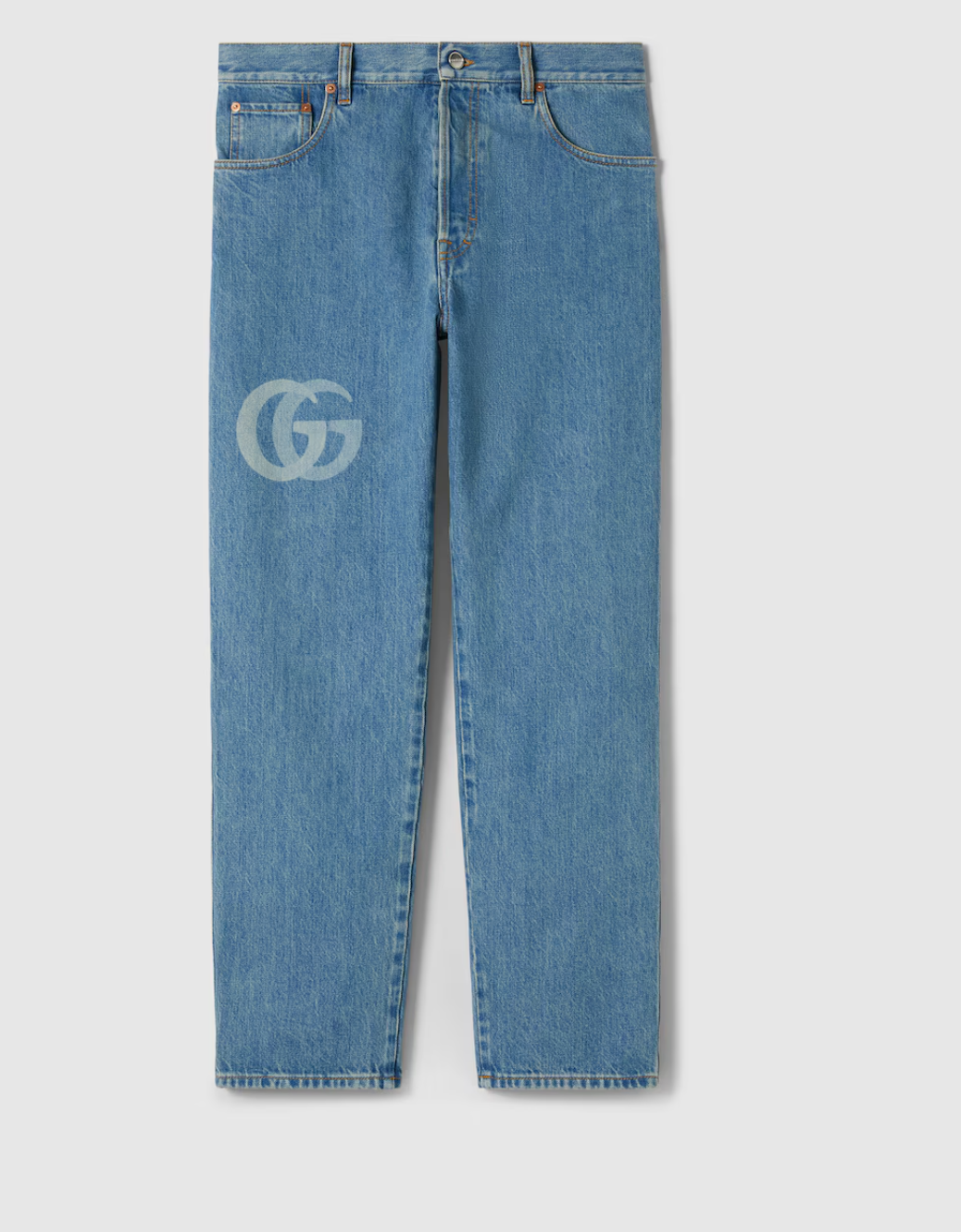 Gucci Lasered Double G denim trouser