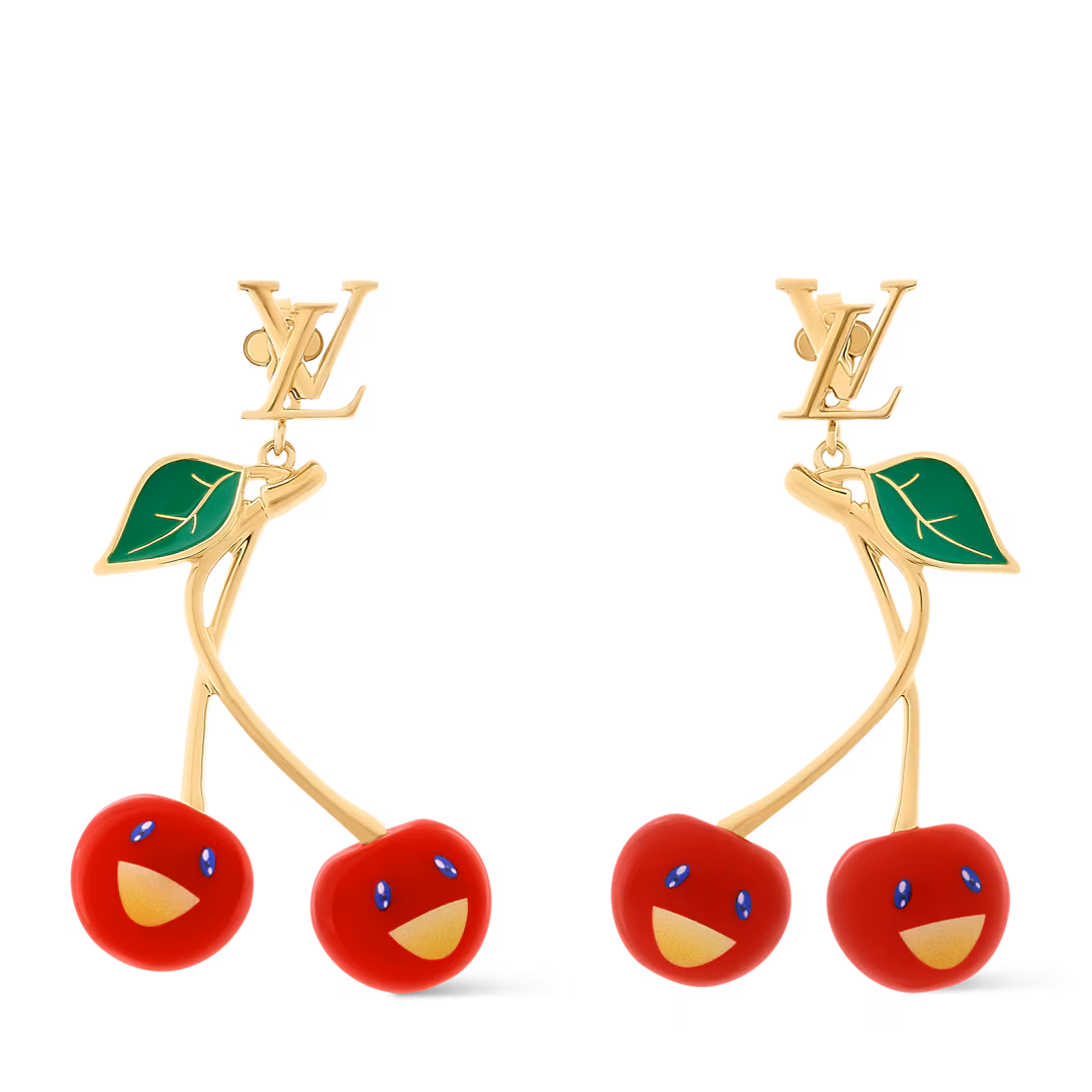 New LV x TM Cerise Earrings M02808