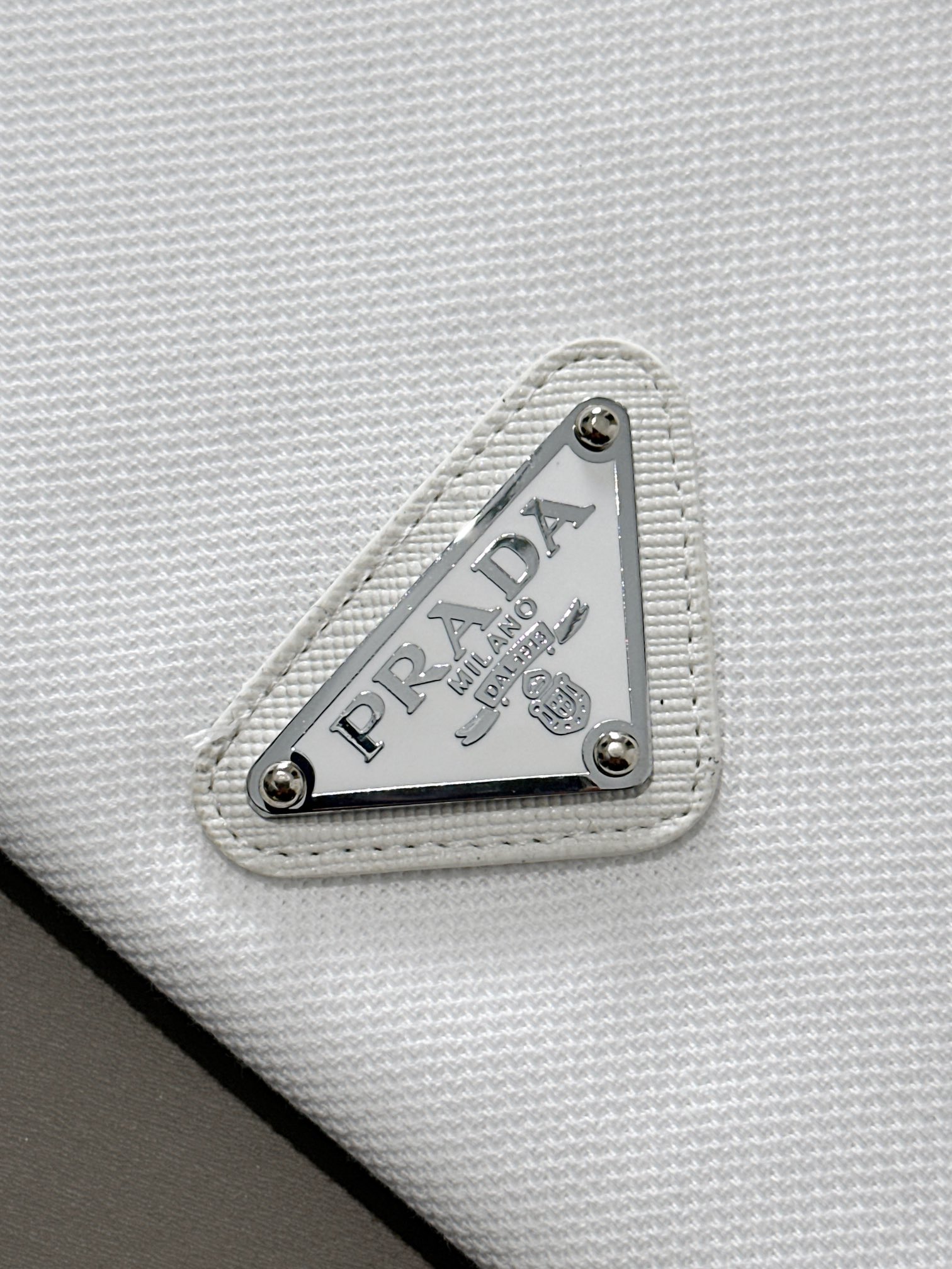 PRADA 25SS New Season Piqué Cotton Polo Shirt