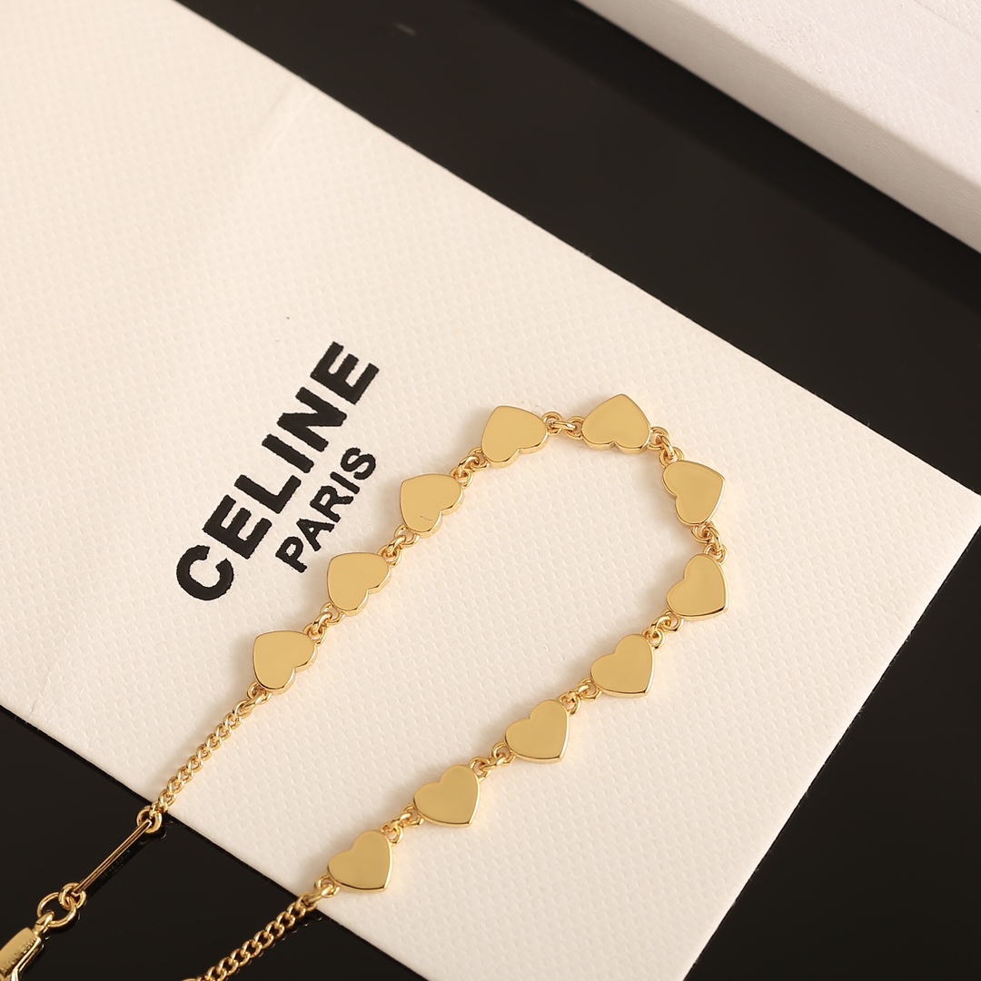C*eline Love letter bracelet