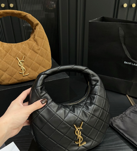 YSL Baby Icare Top Handle Bag black