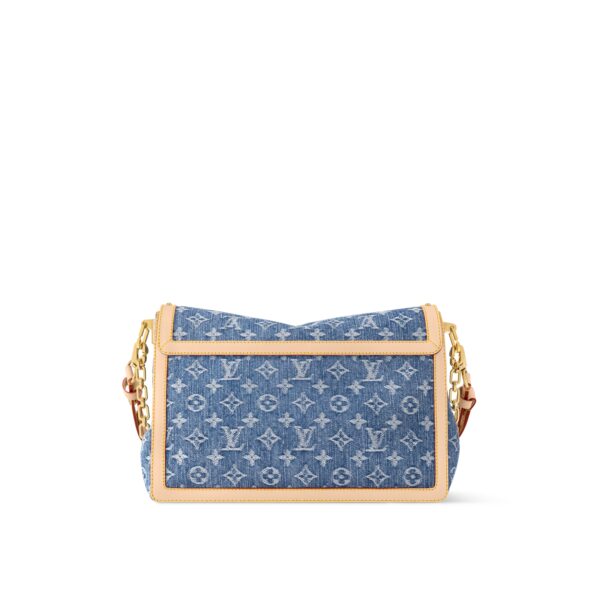 Louis Vuitton M13319 Dauphine Soft GM Denim Blue