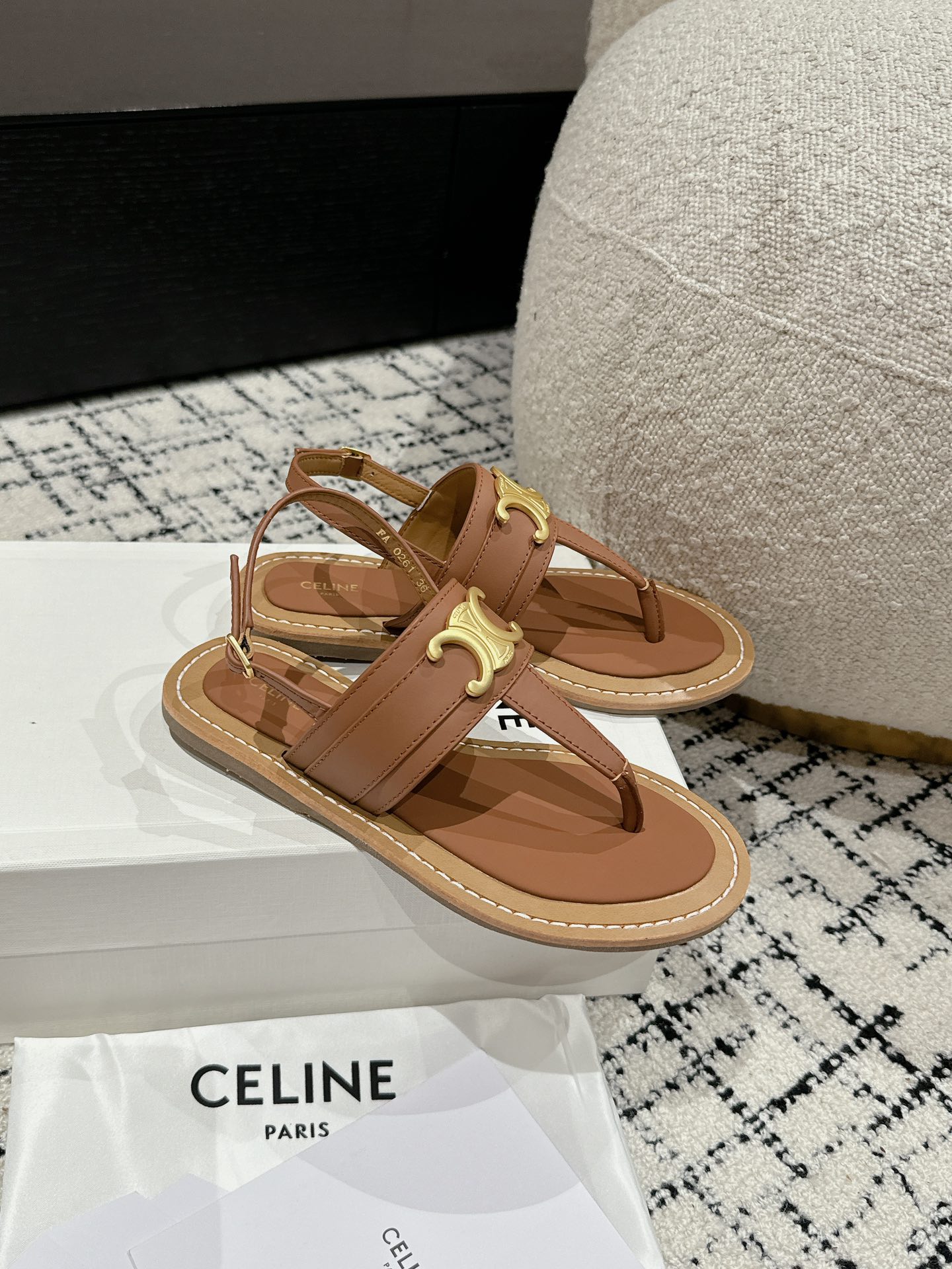 Celine Triomphe Sandals