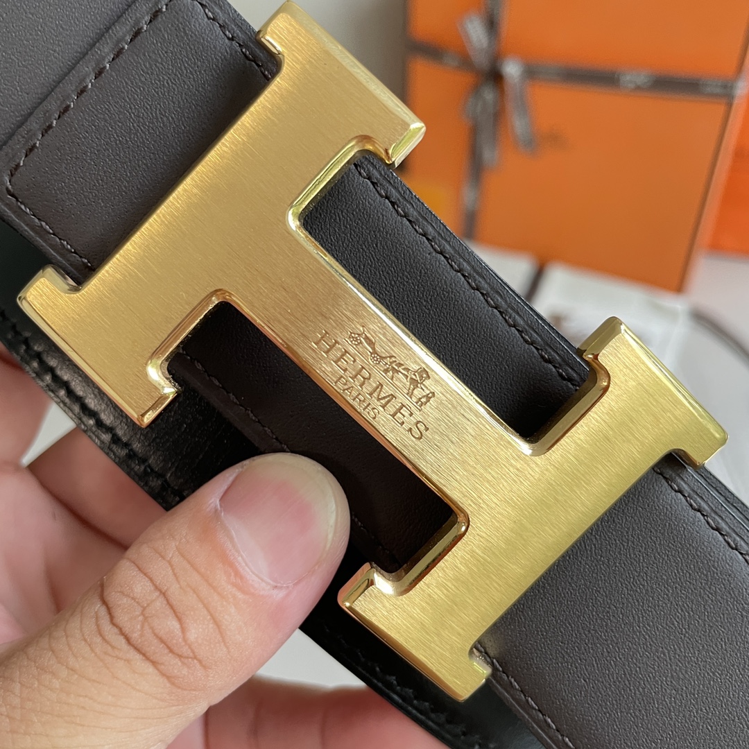 Hermès Leather Belt