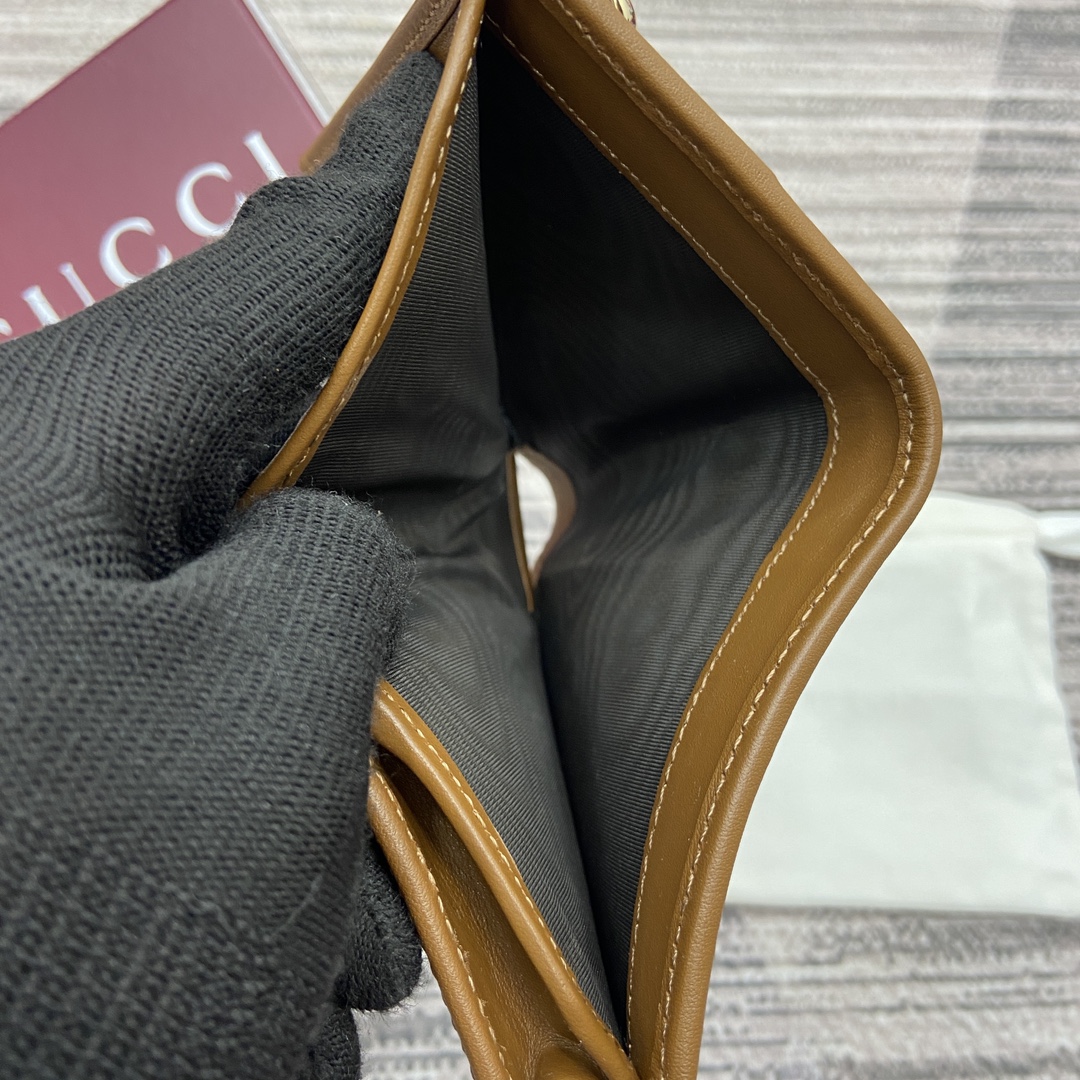 Gucci GG Emblem Mini Wallet