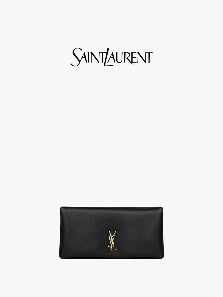 YSL-lambskin armpit bag