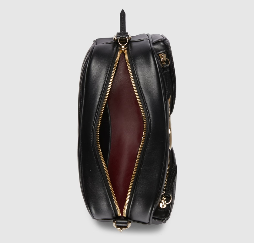 GG MARMONT SMALL SHOULDER BAG-Black-798715