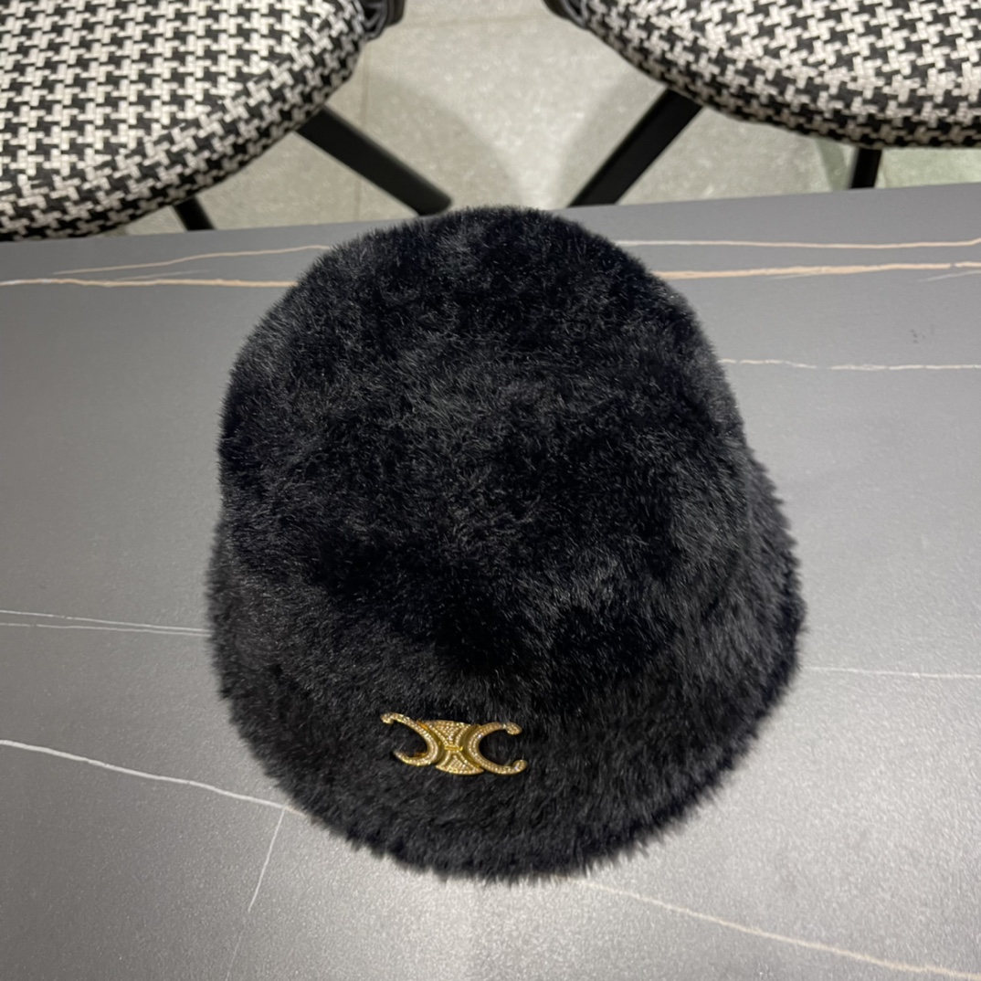 Celine 2024 new autumn and winter small fragrance style fisherman hat