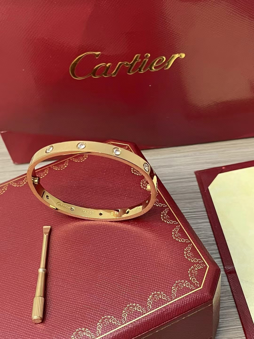 Cartier 10-Diamond Bracelet