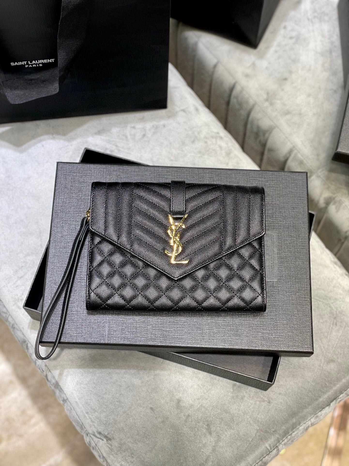 Saint Laurent Envelope Flap Pouch