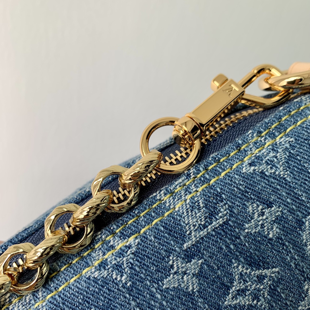 Louis Vuitton M46830 Papillon Denim Blue