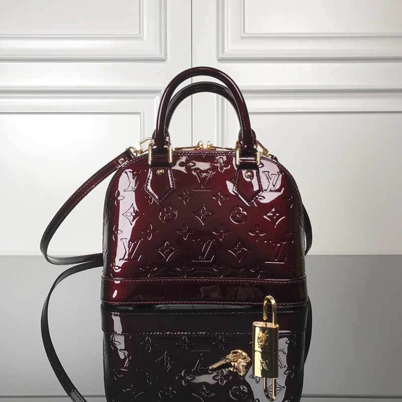 Louis Vuitton Alma BB Burgundy M91678