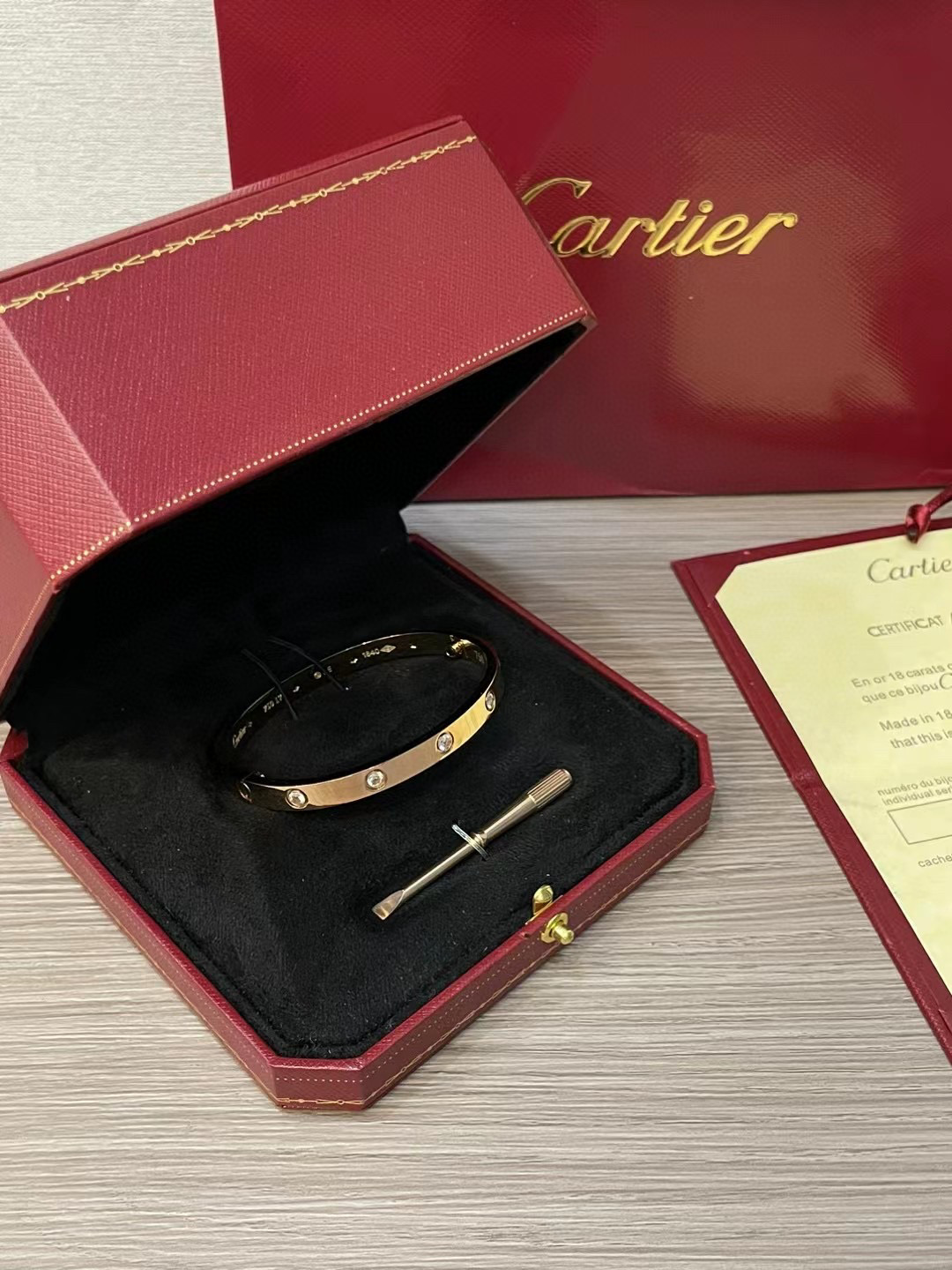 Cartier 10-Diamond Bracelet