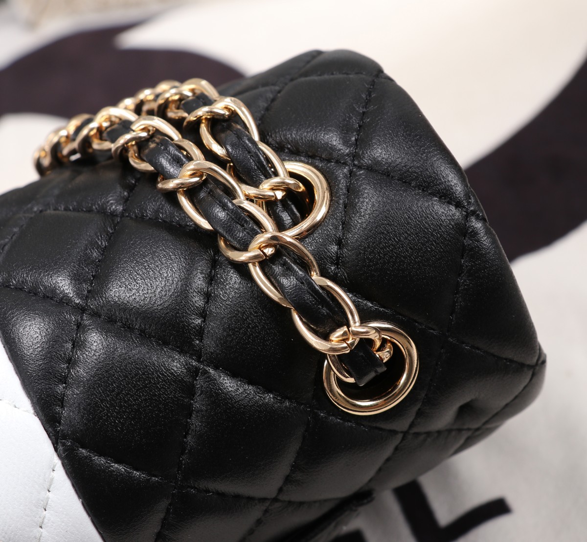 Chanel 2021 CF Two-Tone Flap Bag