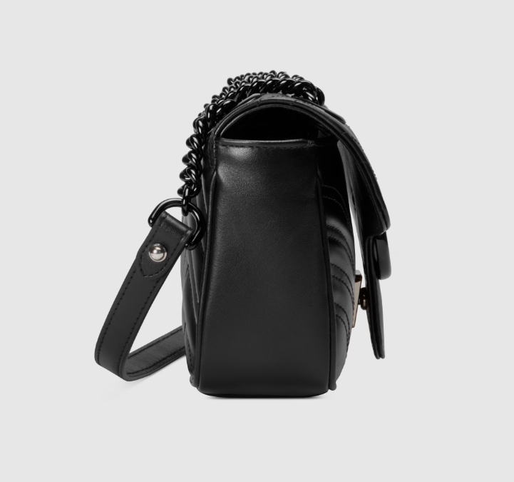 GG MARMONT MATELASSÉ MINI BAG-All Black-446744