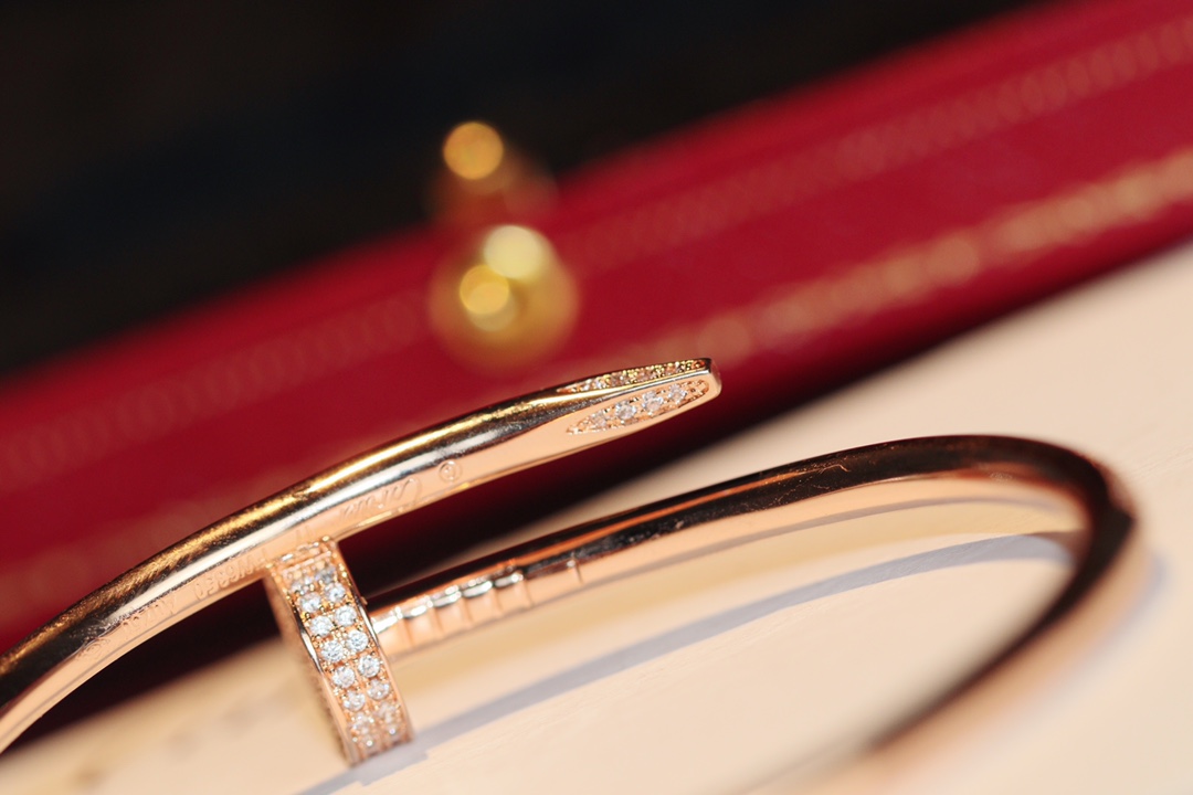 Cartier Juste un Clou Half-Pavé Nail Bracelet