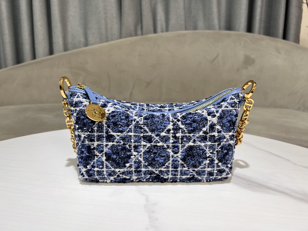 Dior Star Hobo Chain Cannage Tote