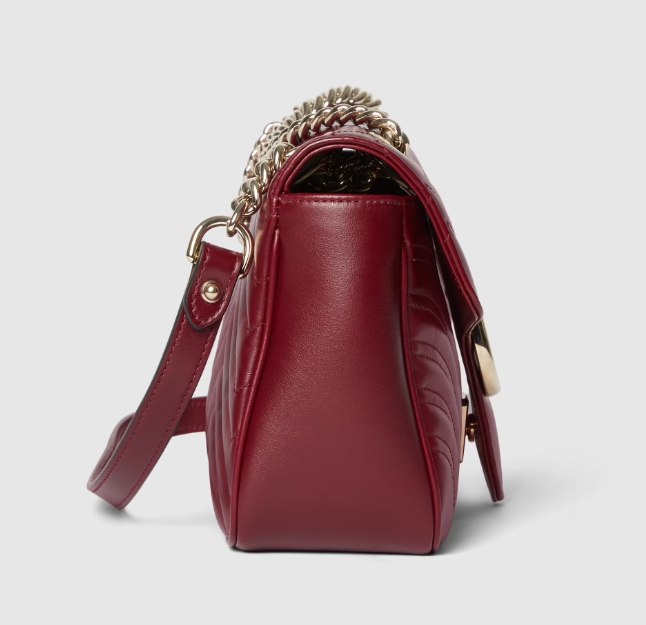GG MARMONT SMALL SHOULDER BAG-Red-443497