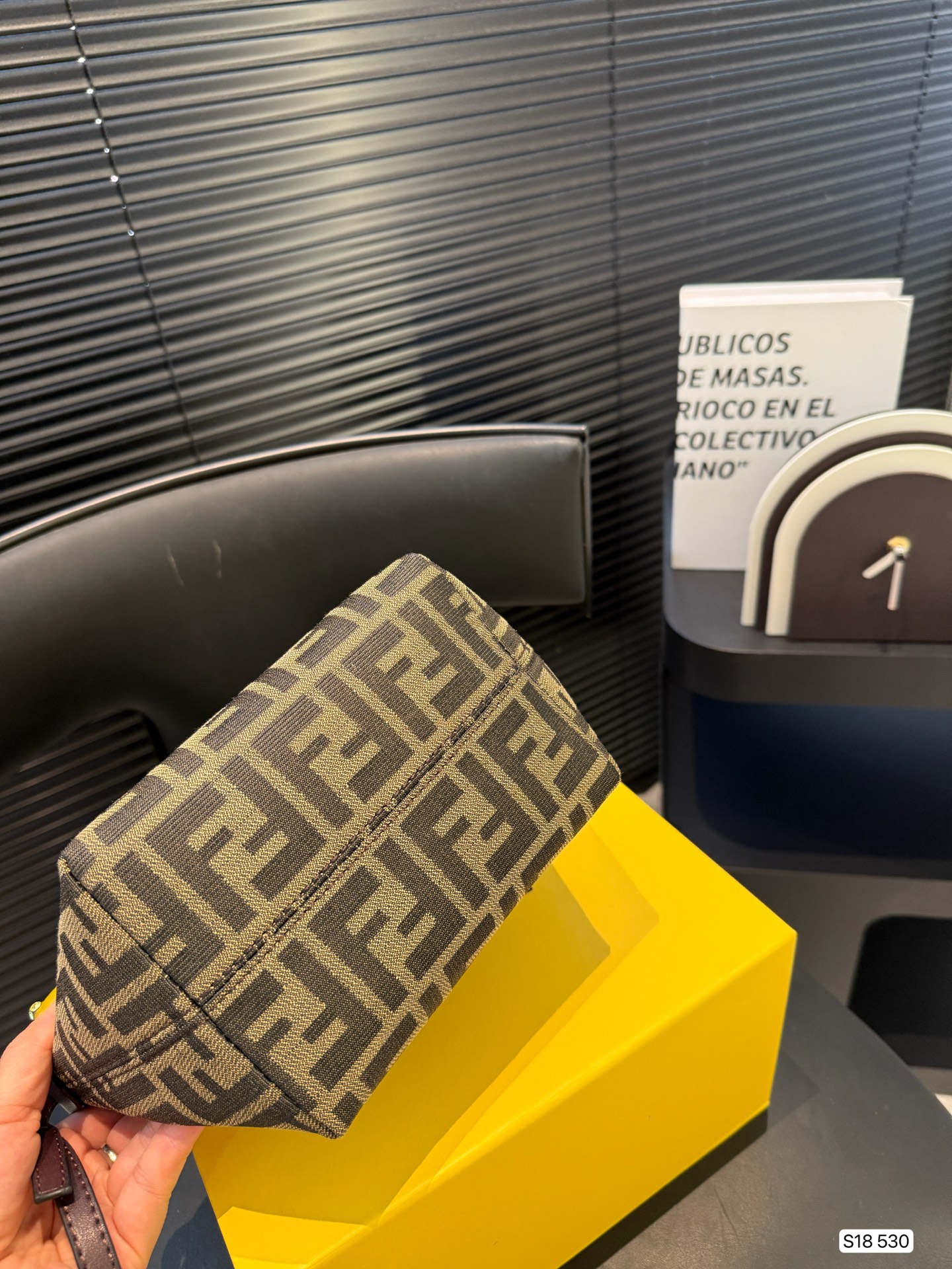 FENDI FF jacquard mini bag