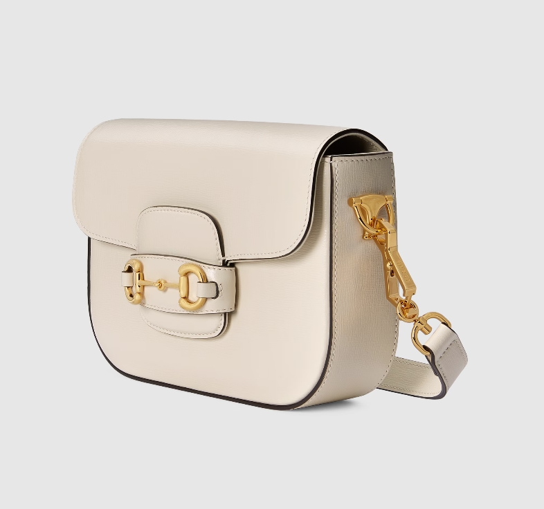 GUCCI HORSEBIT 1955 MINI BAG-White-658574