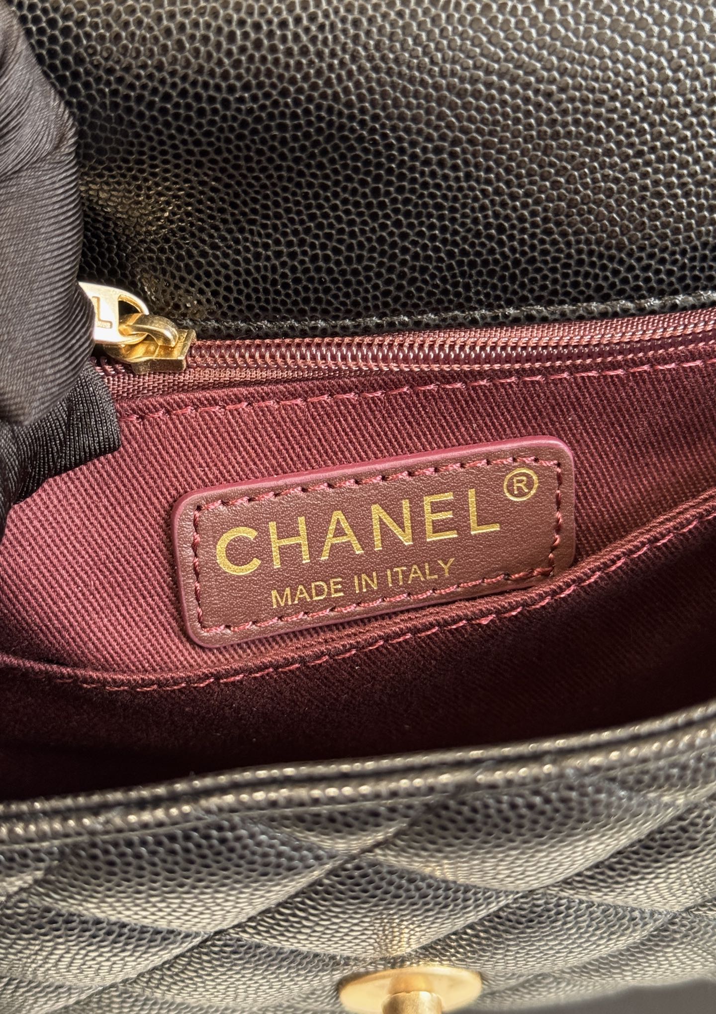 CHANEL-COCO Handle-caviar