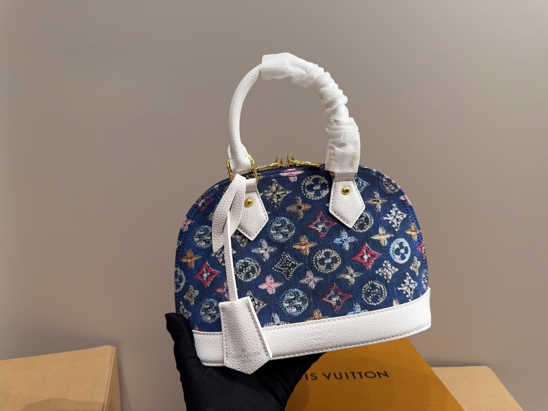 Louis Vuitton Alma-Style Shell Bag