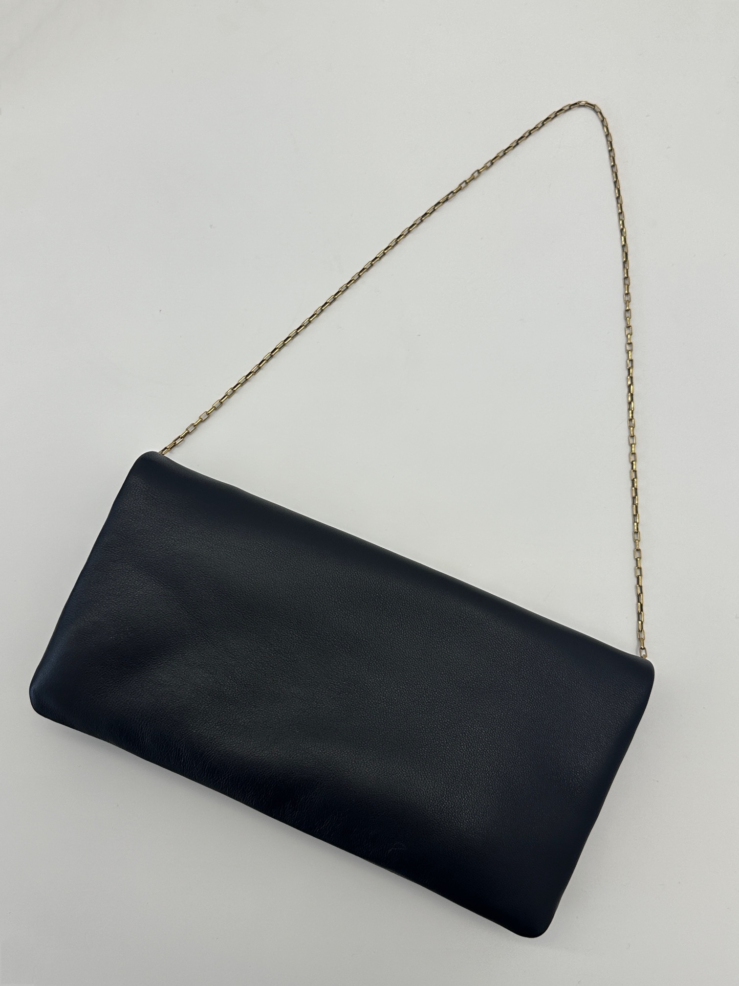 YSL-lambskin armpit bag