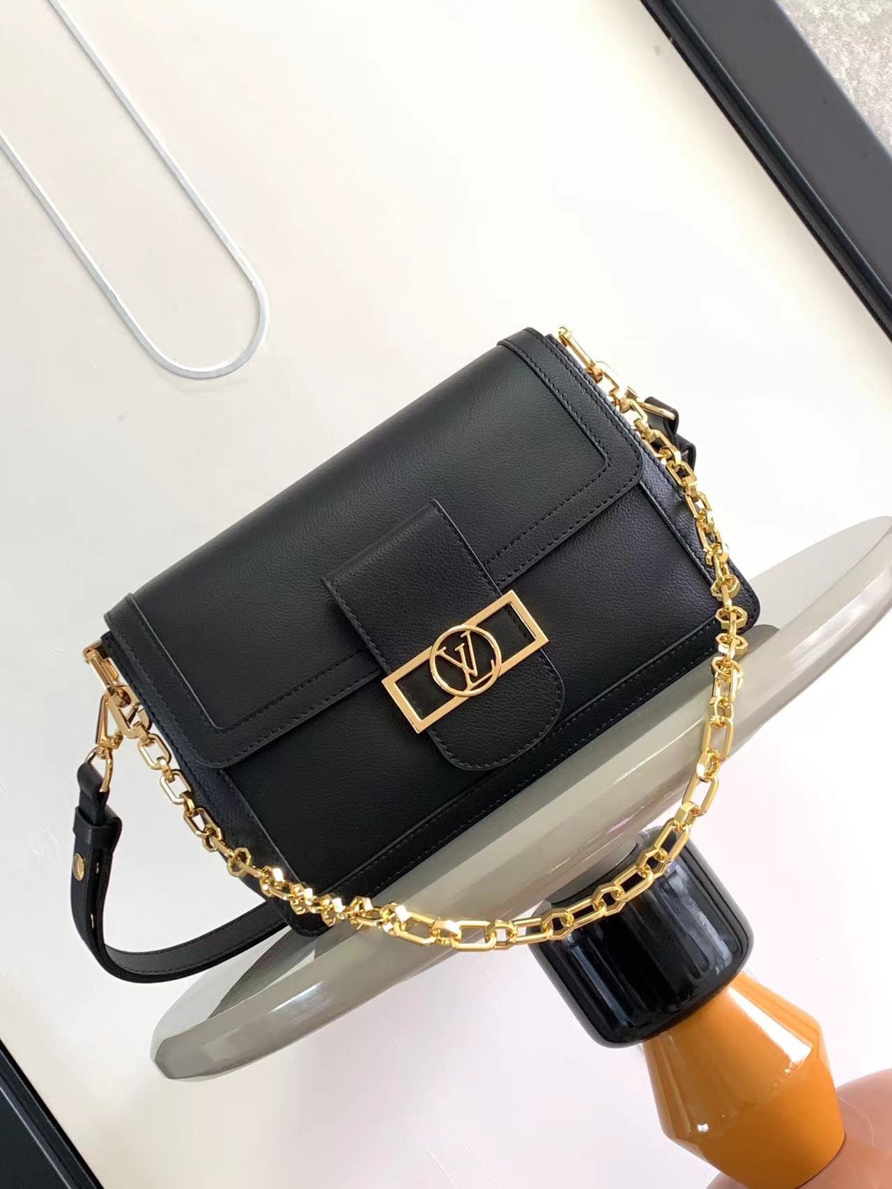 Louis Vuitton M25209 Dauphine Soft MM Black