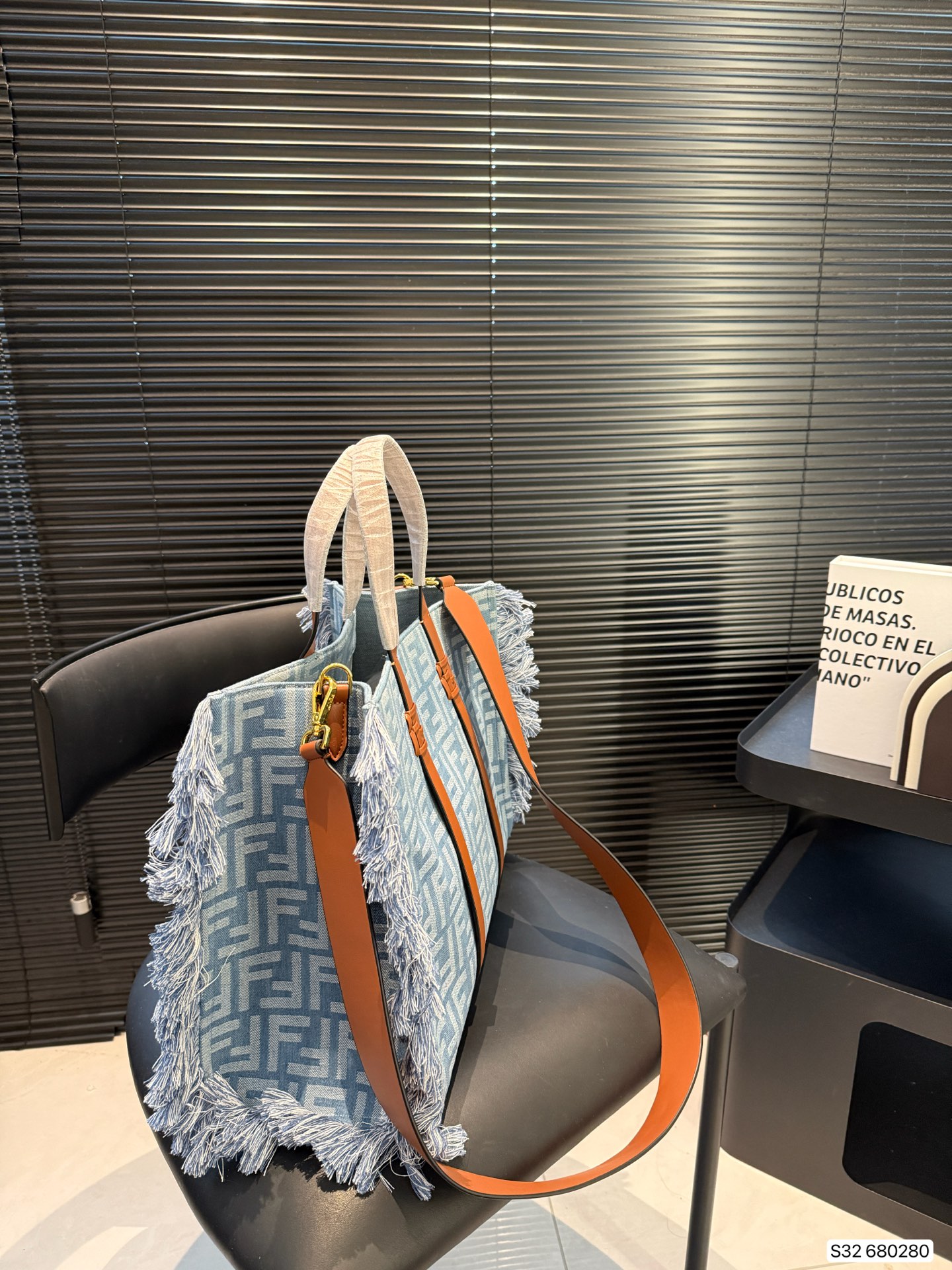 Fendi Structured Tote Bag