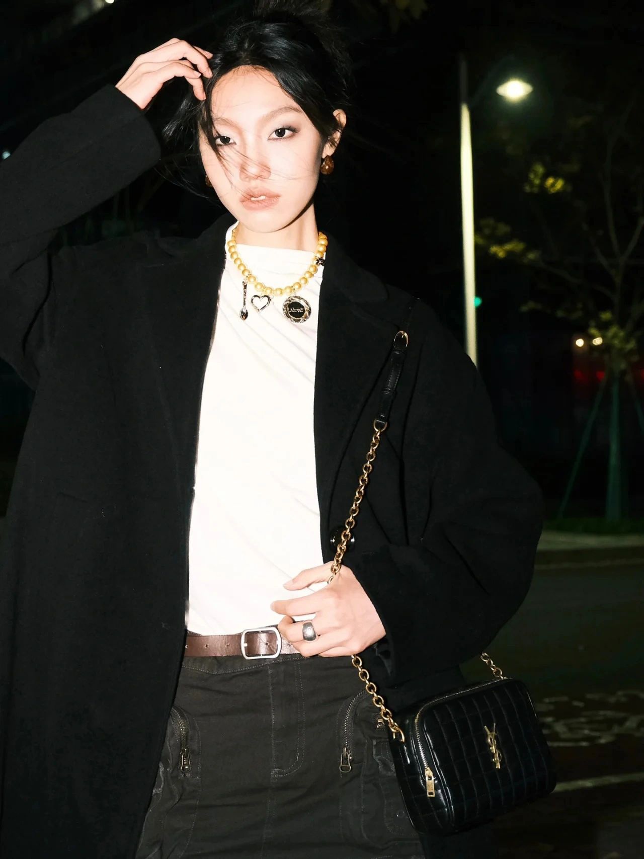 LE CASSANDRE MATELASSÉ CARRÉ Lambskin Camera Bag