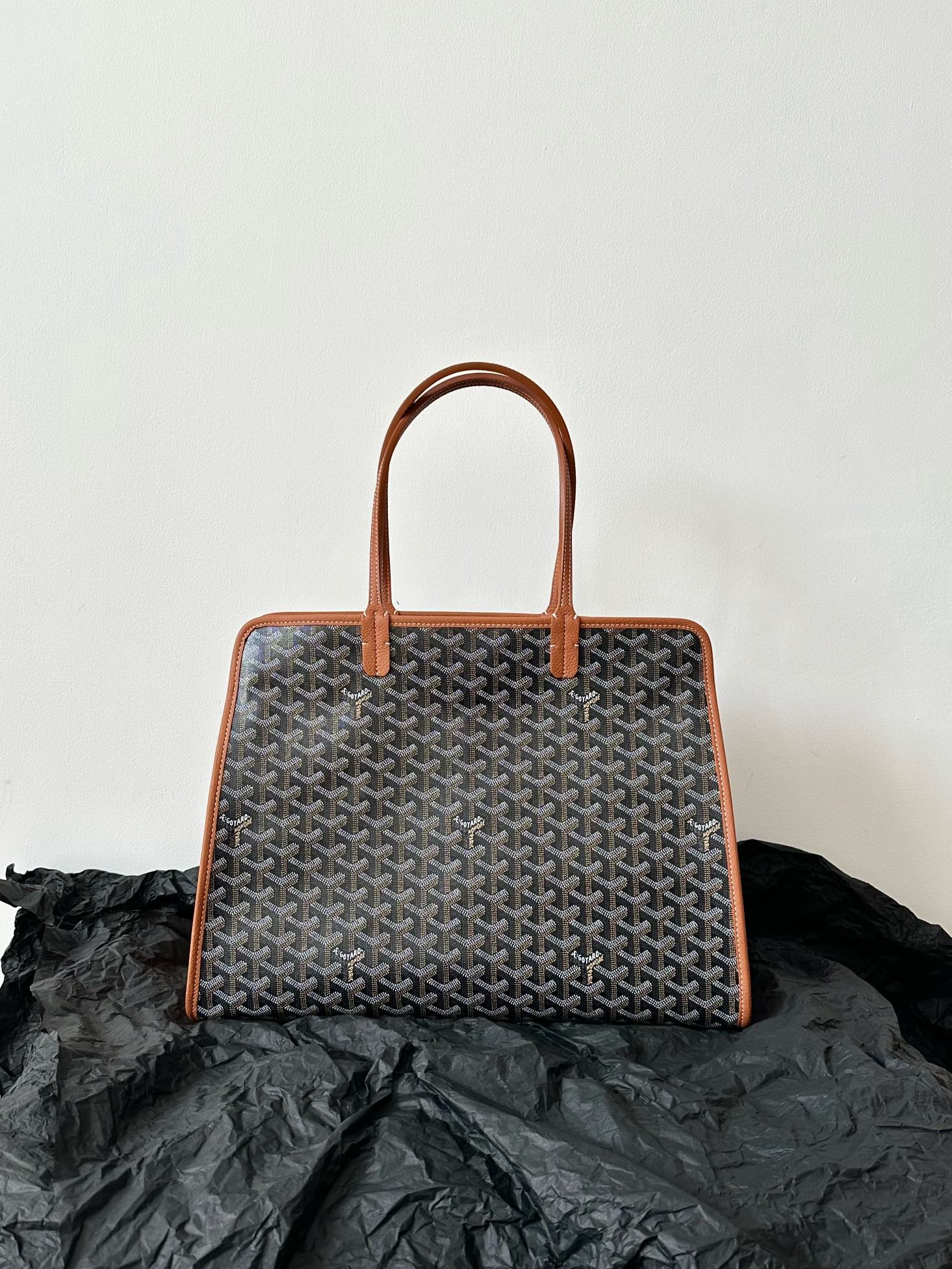 Goyard Hardy Bag Shopper in Black & Brown