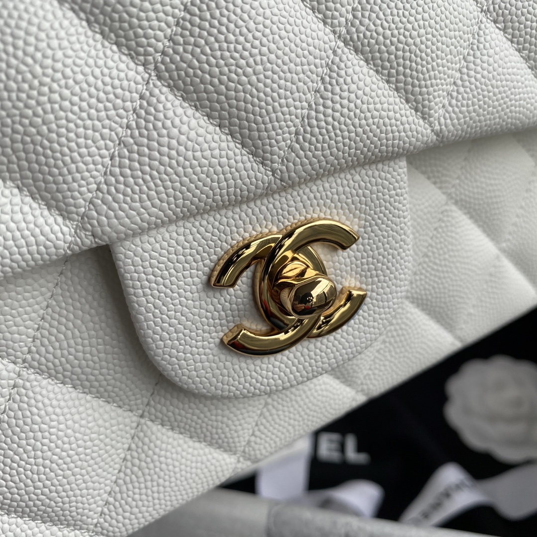 Chanel Classic Flap Bag-white