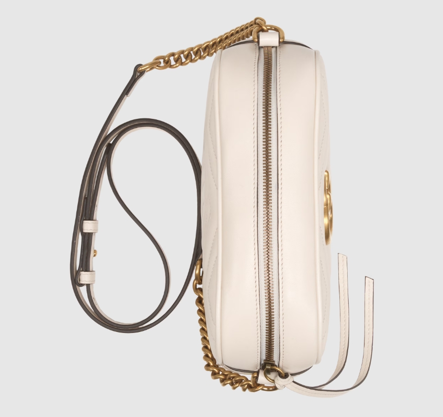GG MARMONT SMALL SHOULDER BAG-White-447632