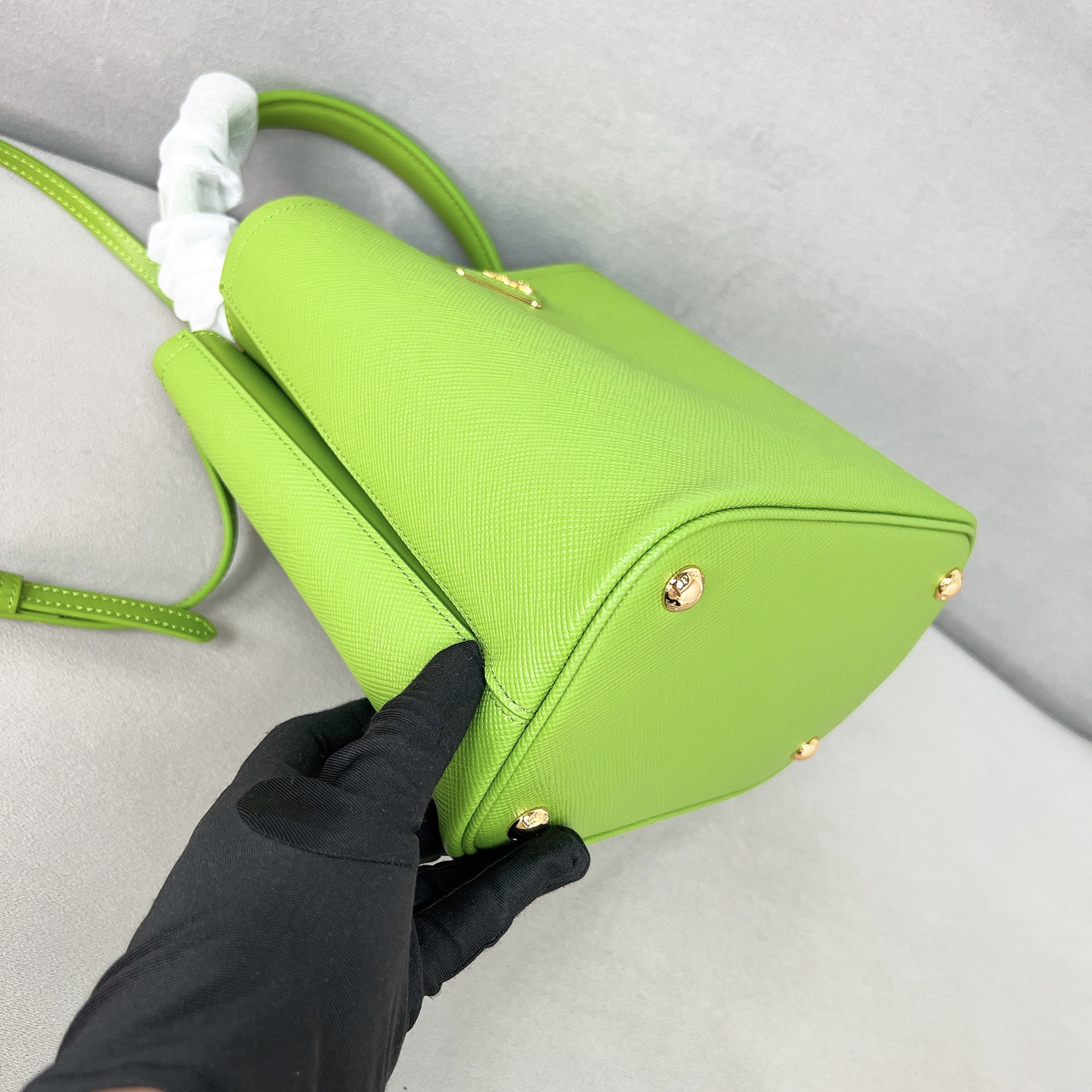 Prada 1BA212 Panier Saffiano Leather Bucket Bag