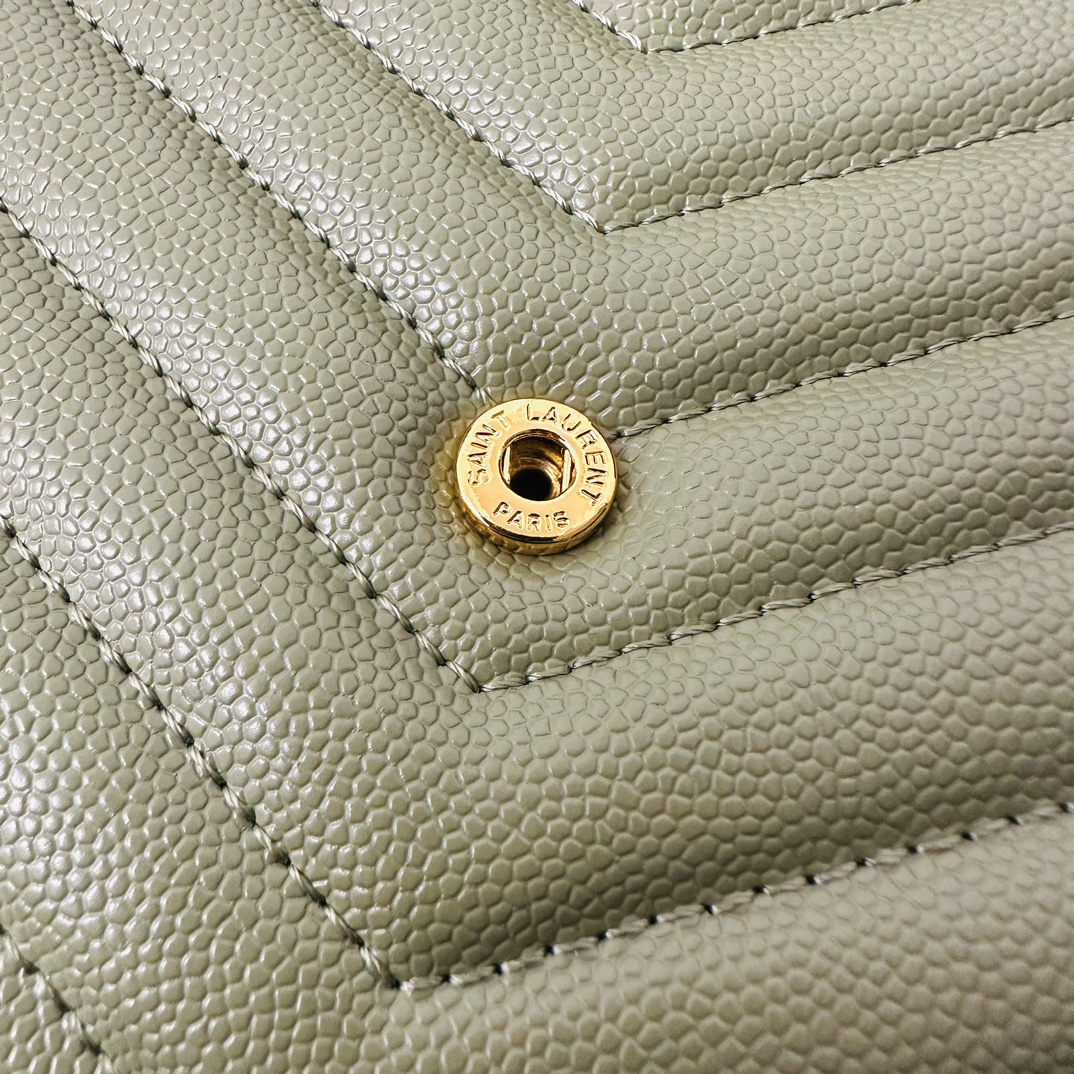 YSL Monogram WOC-avocado green