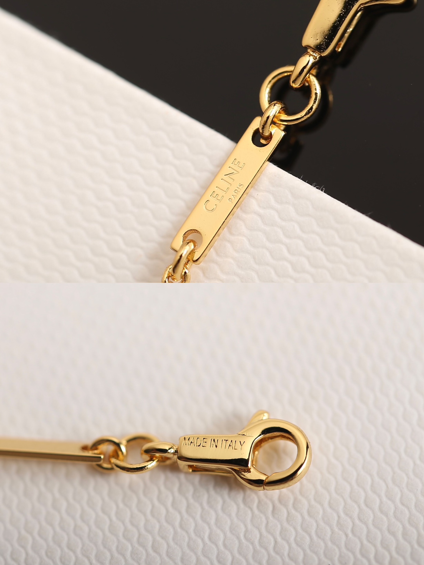 C*eline Love letter bracelet