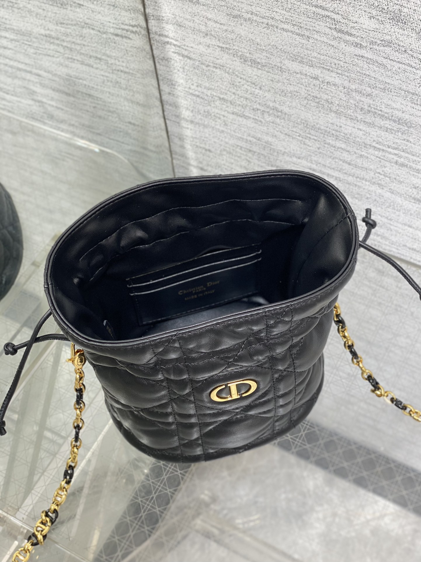 Miss Caro Mini Bucket Bag with Drawstring