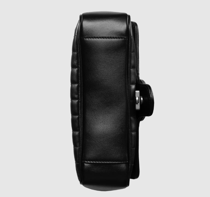 GG MARMONT MINI SHOULDER BAG-Black Silver-446744