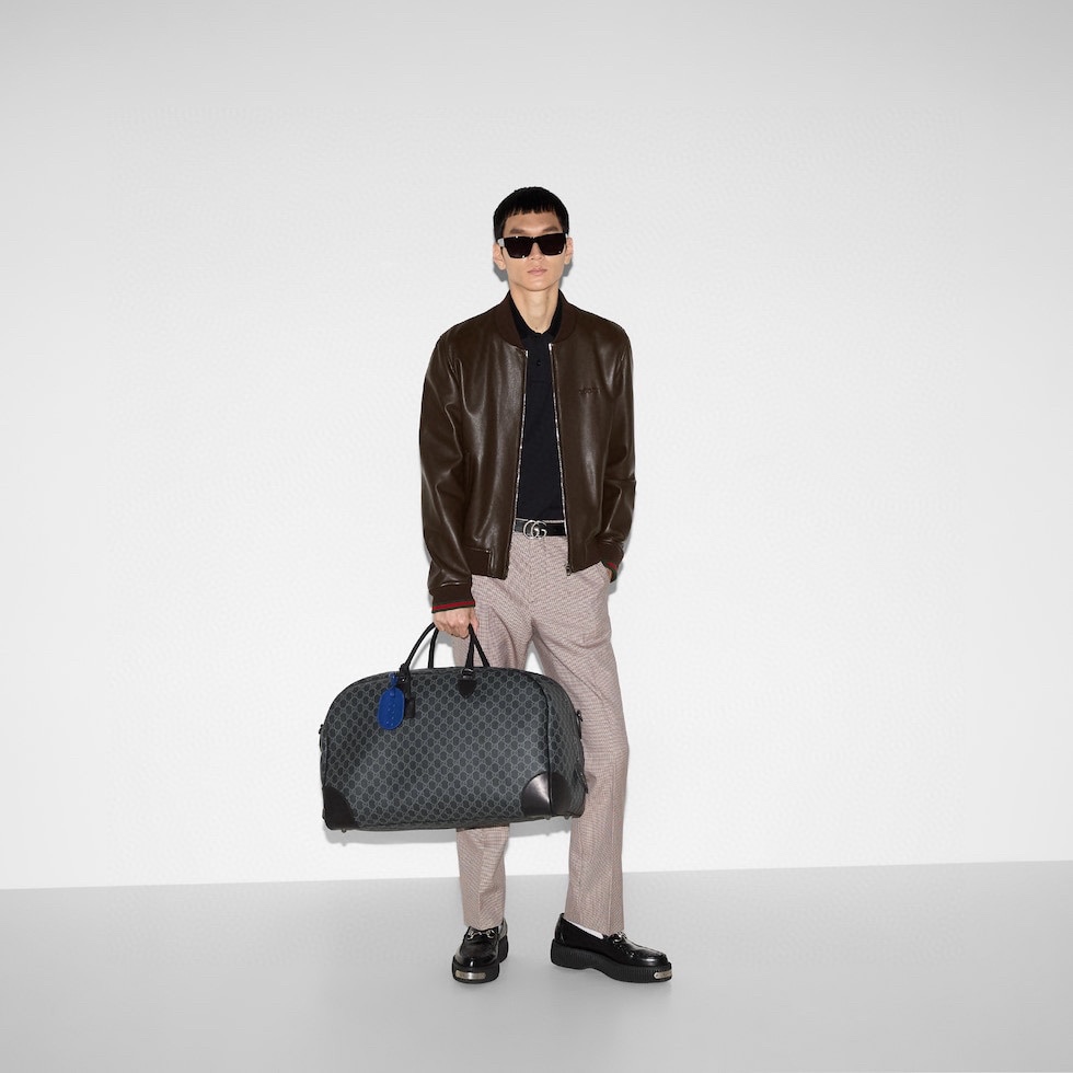Gucci GG Emblem Travel Duffle