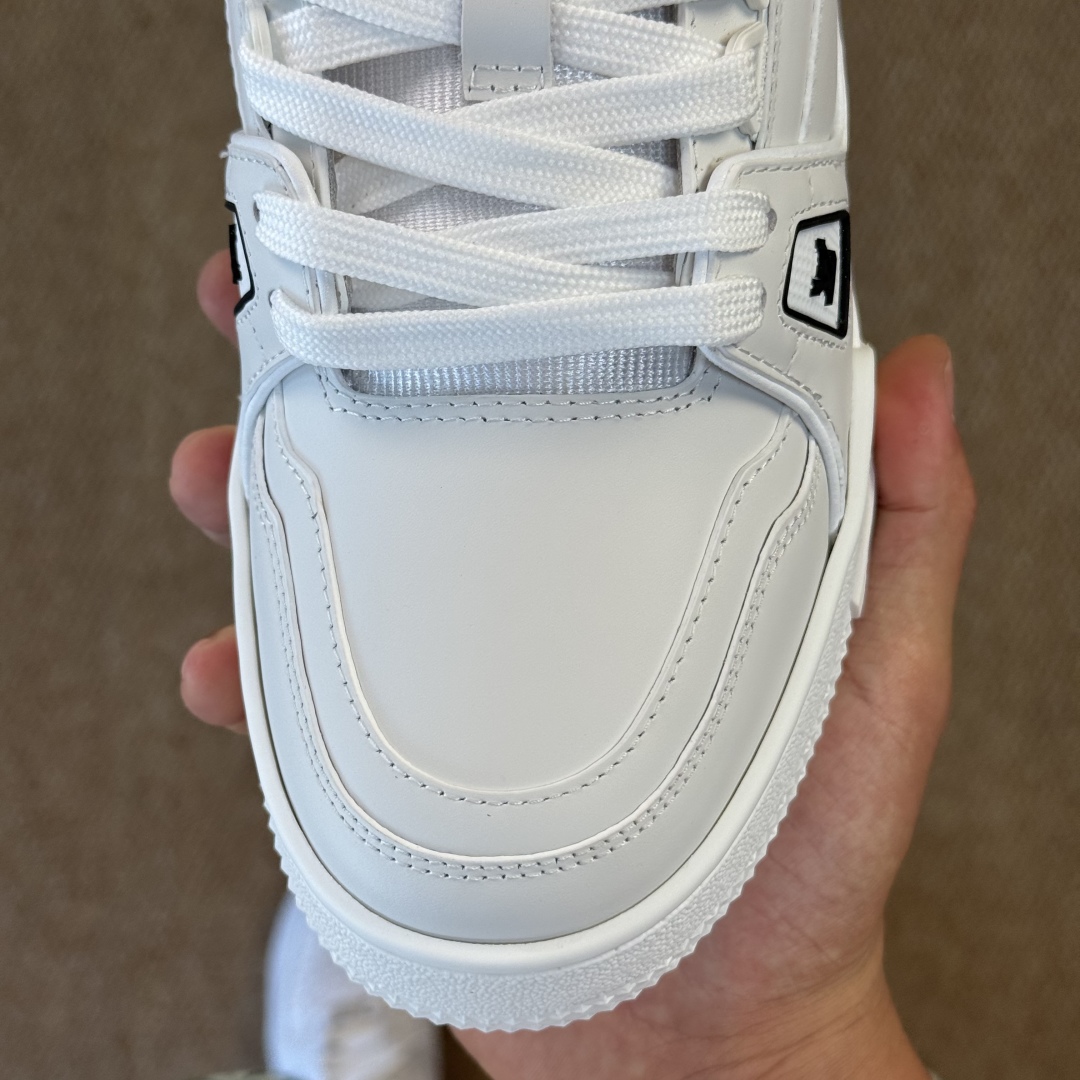 LV Trainer Sneaker White