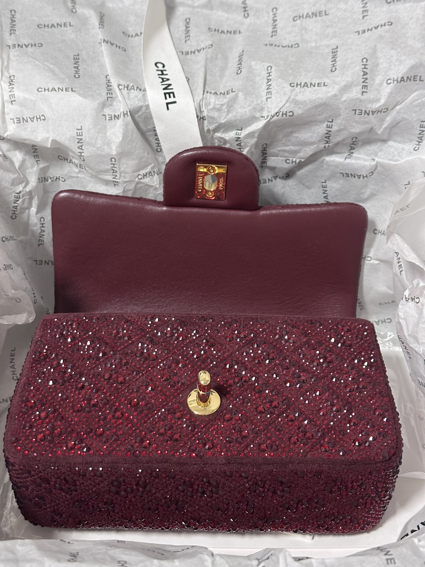 Chanel-Diamond Check cf 20cm