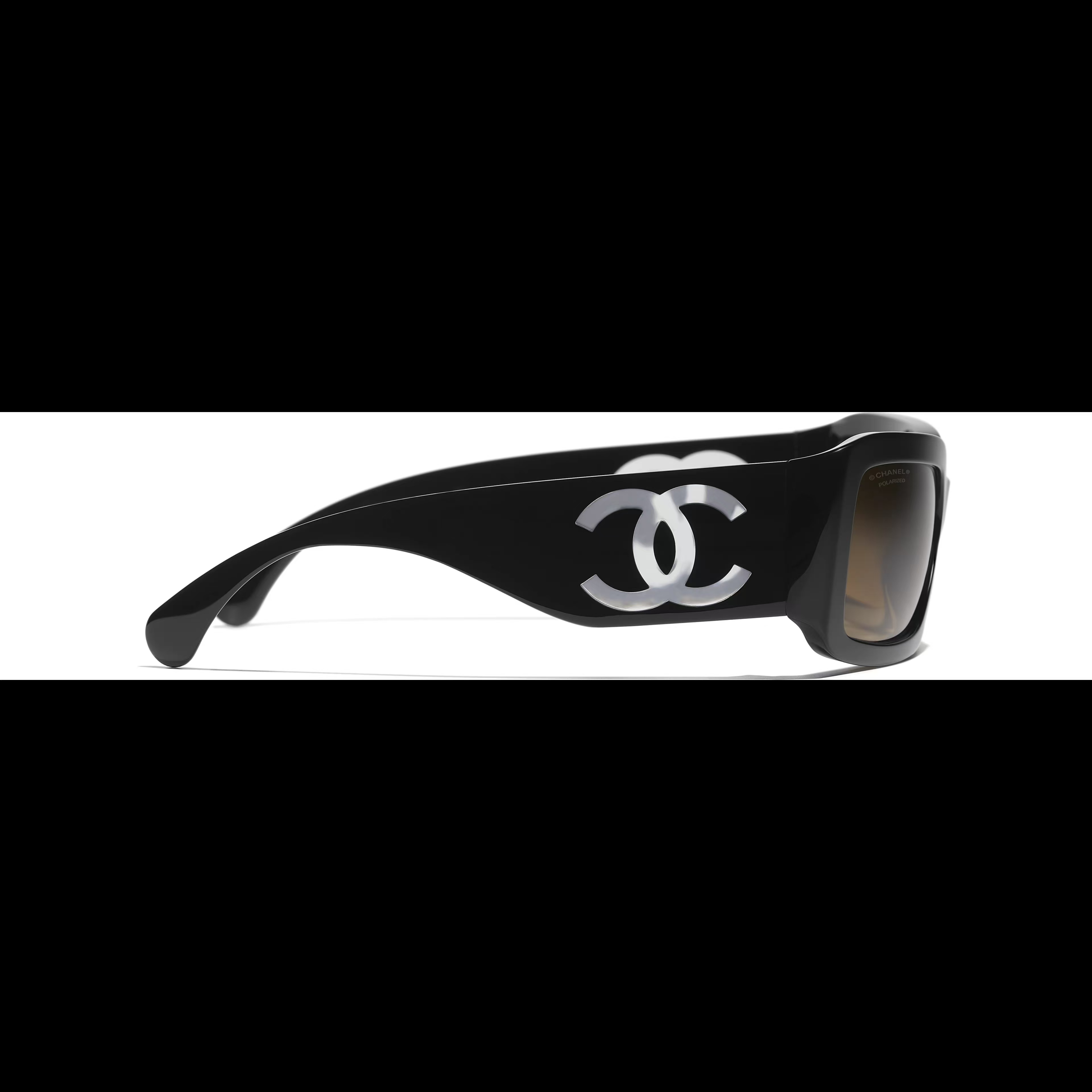 CHANEL-Rectangle Sunglasses