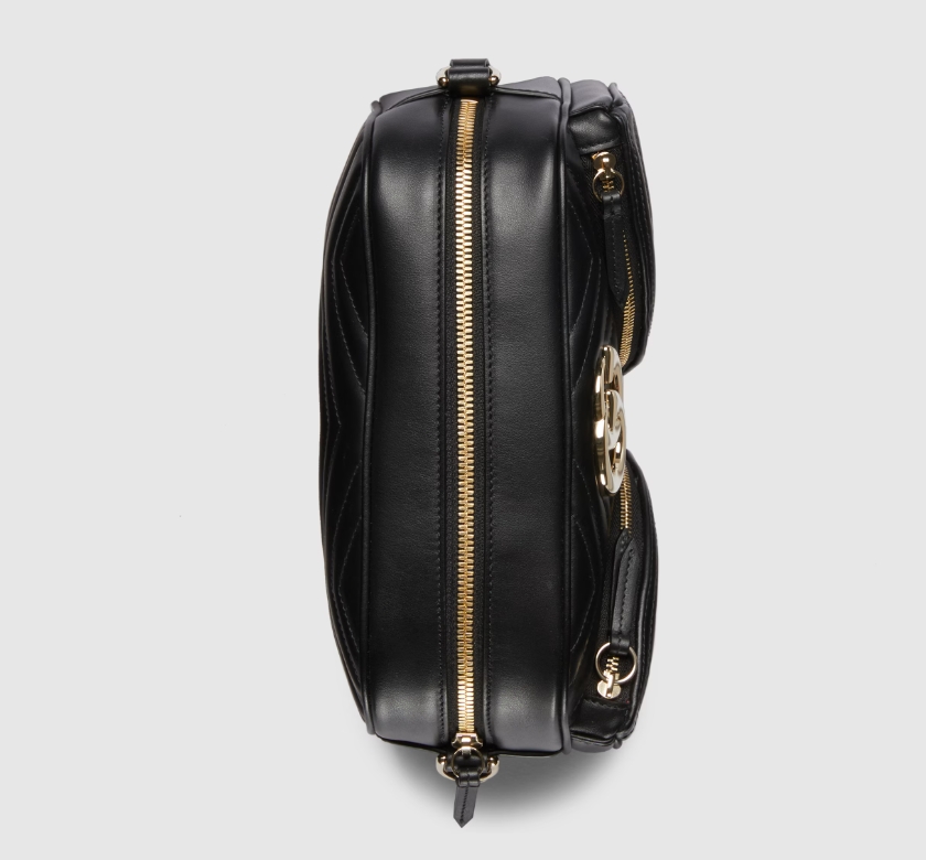 GG MARMONT SMALL SHOULDER BAG-Black-798715