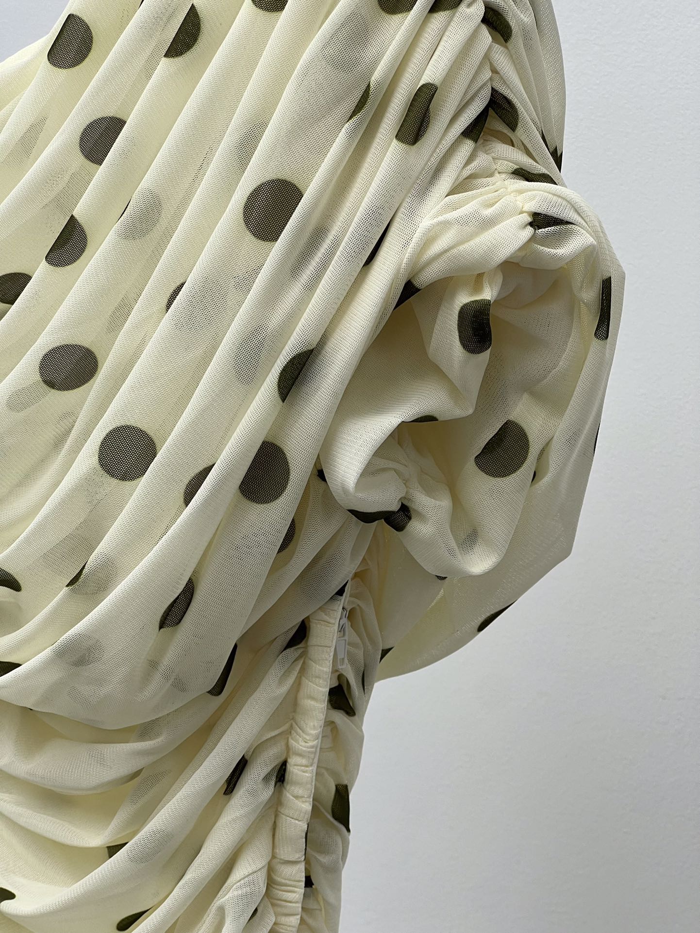 Saint Laurent polka dot dress