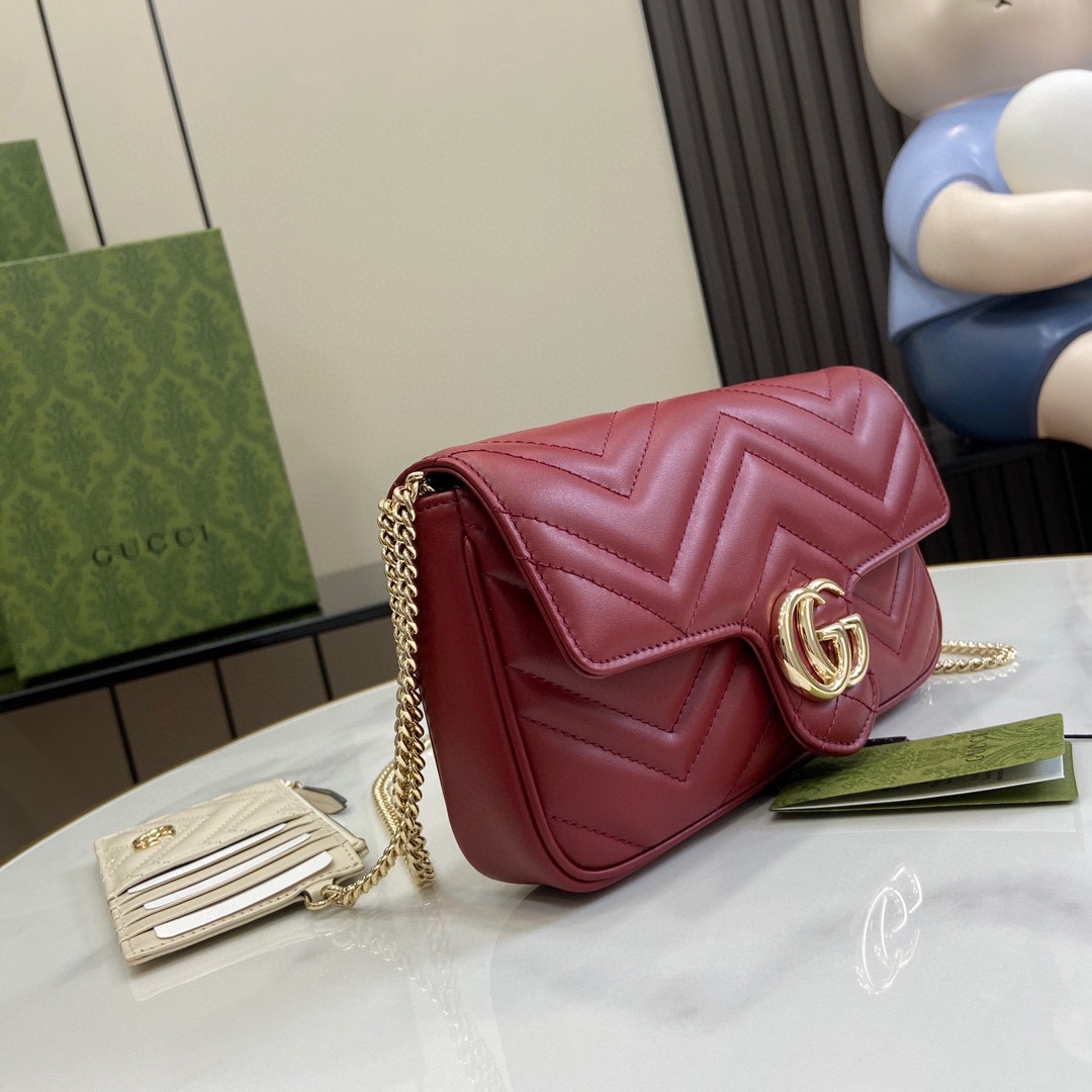GG MARMONT MINI BAG-Red-751526
