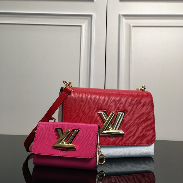 Louis Vuitton TWIST MM AND TWISTY -Red- M55683