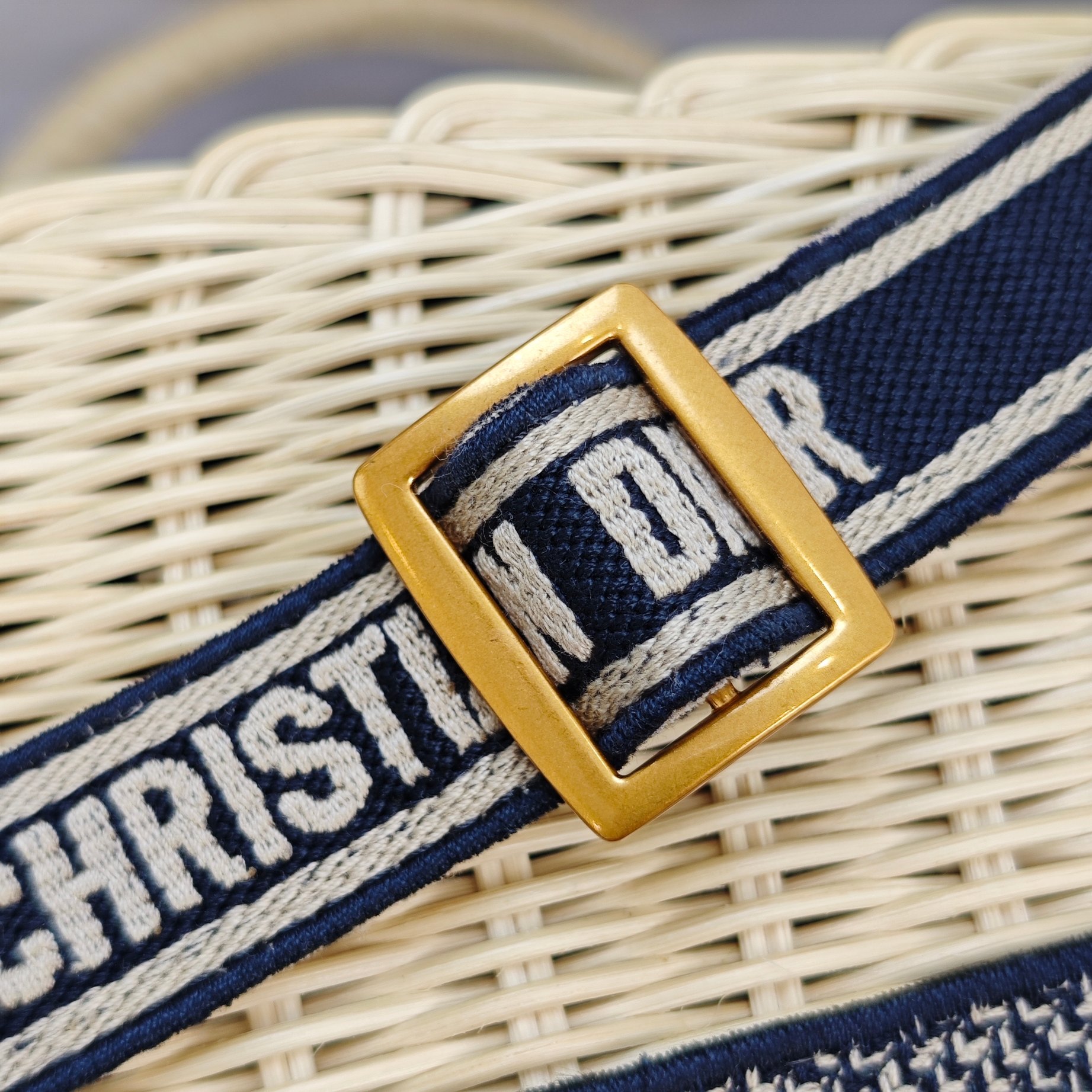 Braided Bamboo Basket Bag