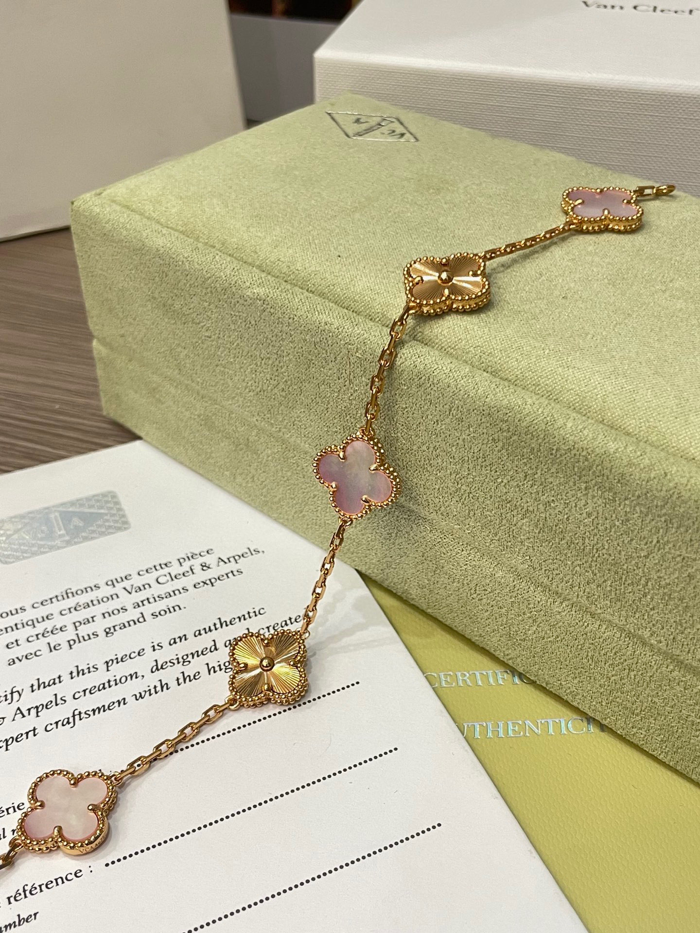 Van Cleef & Arpels Five-Flower Clover Bracelet