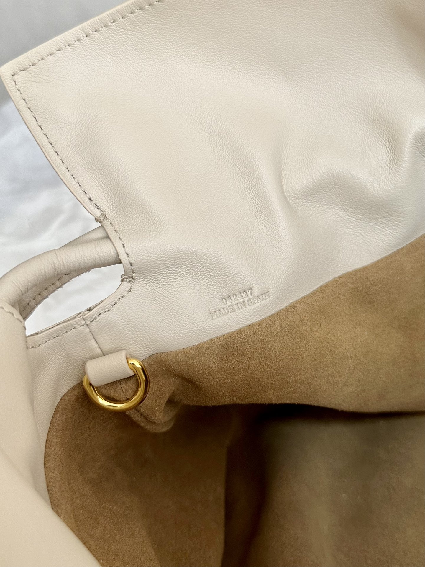 Medium Flamenco clutch in nappa calfskin