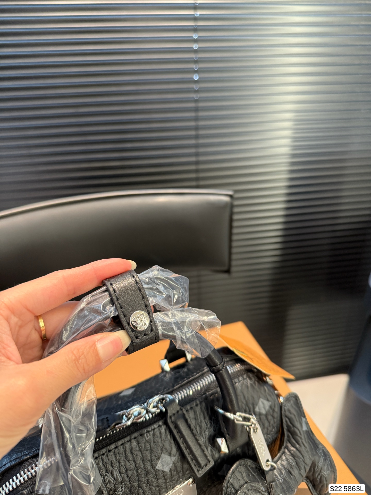 MCM Boston Bag in Visetos